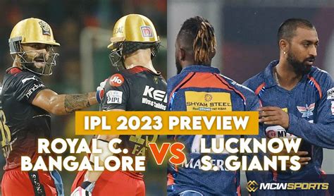 Royal Challengers Bangalore vs Lucknow Super Giants, 15th .